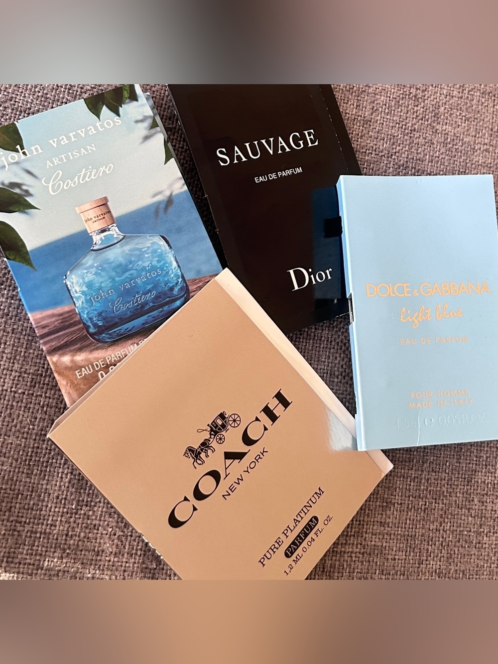 Men’s Designer Travel Sample Set.